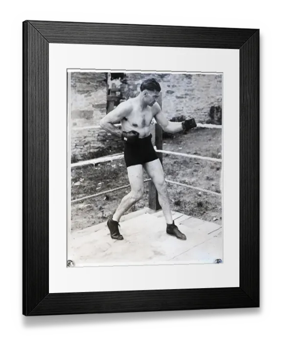 Framed Print : Jack Dempsey Posing For The Camera Framed Print : Jack Dempsey Posing For The Camera