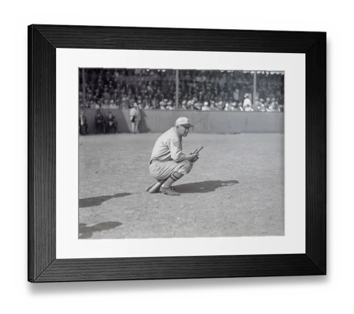 Framed Print : Tris Speaker During Game Against Braves Framed Print : Tris Speaker During Game Against Braves