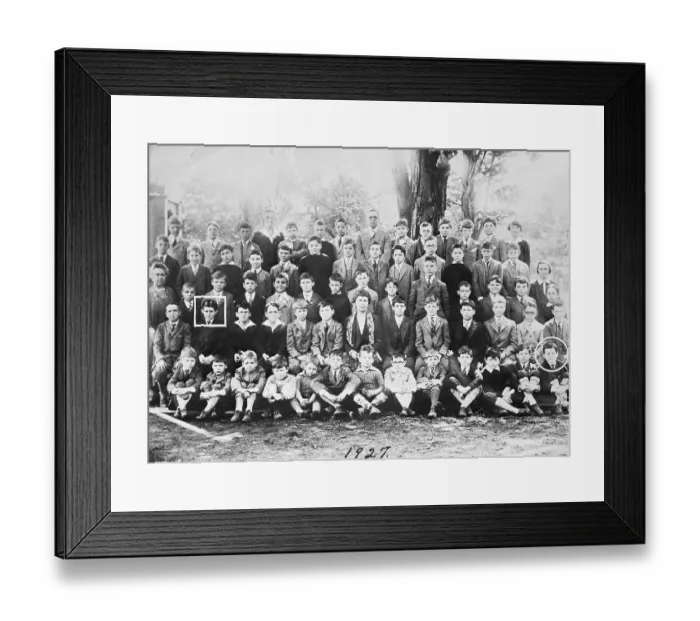 Framed Print : John and Joseph Kennedy in Elementary School Framed Print : John and Joseph Kennedy in Elementary School