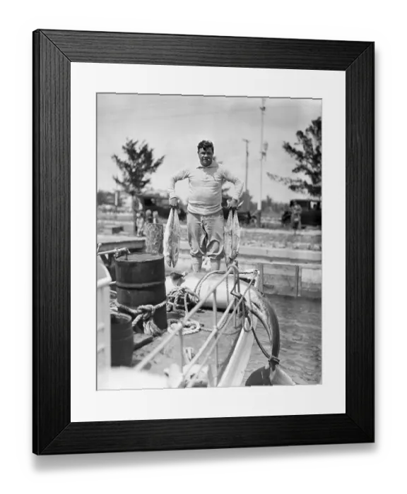 Framed Print : Baseball Legend Babe Ruth Pausing on His Vessel Framed Print : Baseball Legend Babe Ruth Pausing on His Vessel