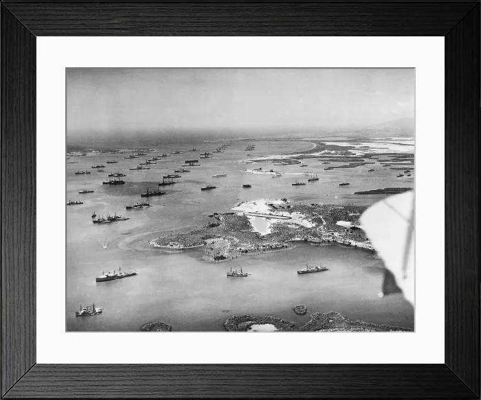 Framed Print : U.S. Fleet in Guantanamo Bay