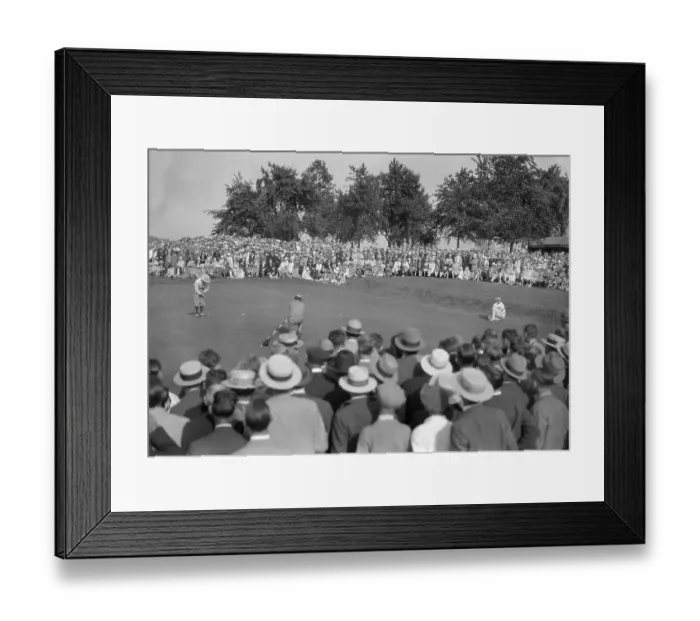Framed Print : Tommy Armour Sinking Putt Framed Print : Tommy Armour Sinking Putt