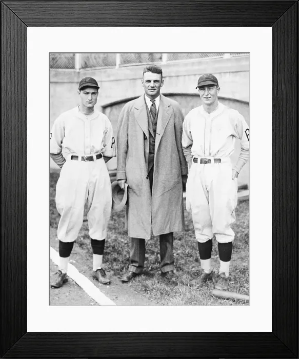 Framed Print : Max Carey with Lloyd and Paul Waner Framed Print : Max Carey with Lloyd and Paul Waner