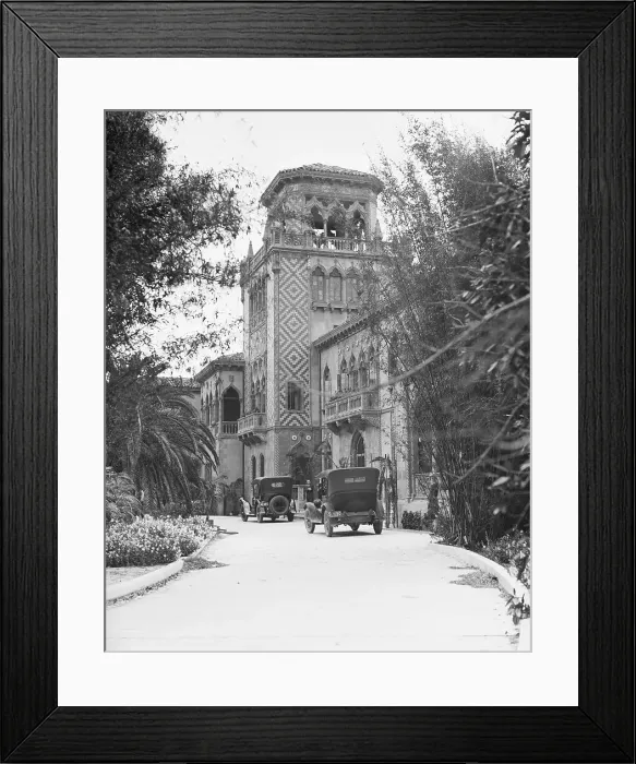 Framed Print : Driveway of John Ringling's Home Framed Print : Driveway of John Ringling's Home