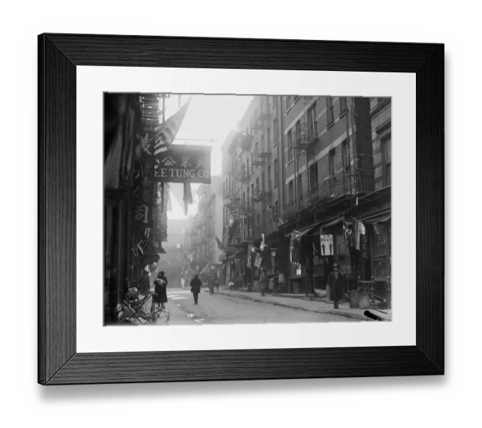 Framed Print : Chinatown in New York City
