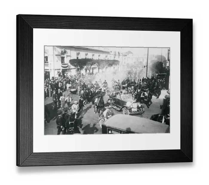 Framed Print : Lindbergh Sitting on Automobile Framed Print : Lindbergh Sitting on Automobile