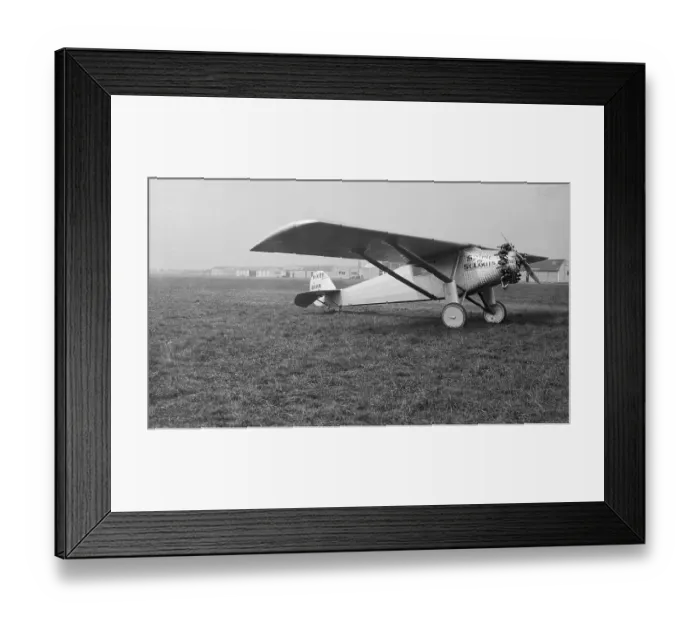 Framed Print : View of Charles Lindbergh's Airplane The Spirit of St. Louis Framed Print : View of Charles Lindbergh's Airplane The Spirit of St. Louis