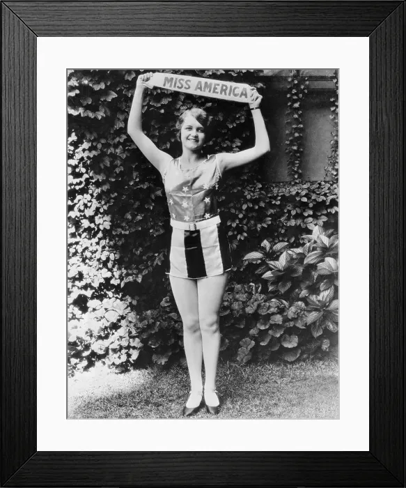 Framed Print : Miss America 1927 Lois Delander of Joliet Illinois