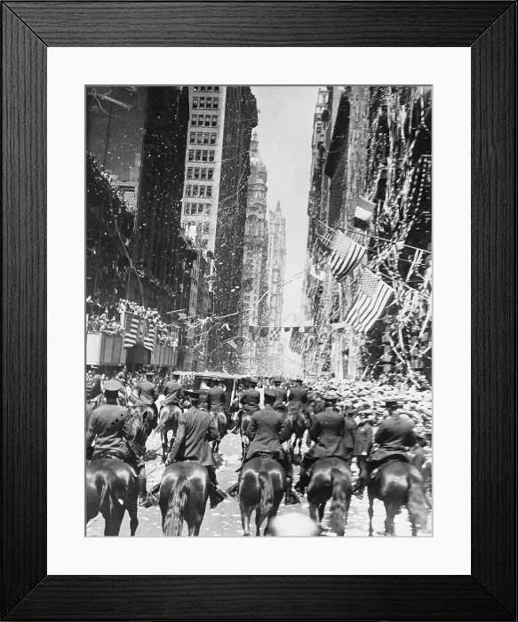 Framed Print : Lindbergh's Reception in New York Framed Print : Lindbergh's Reception in New York