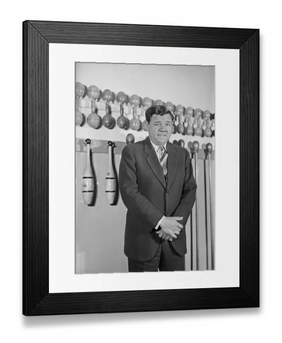 Framed Print : Baseball Champ Babe Ruth Framed Print : Baseball Champ Babe Ruth