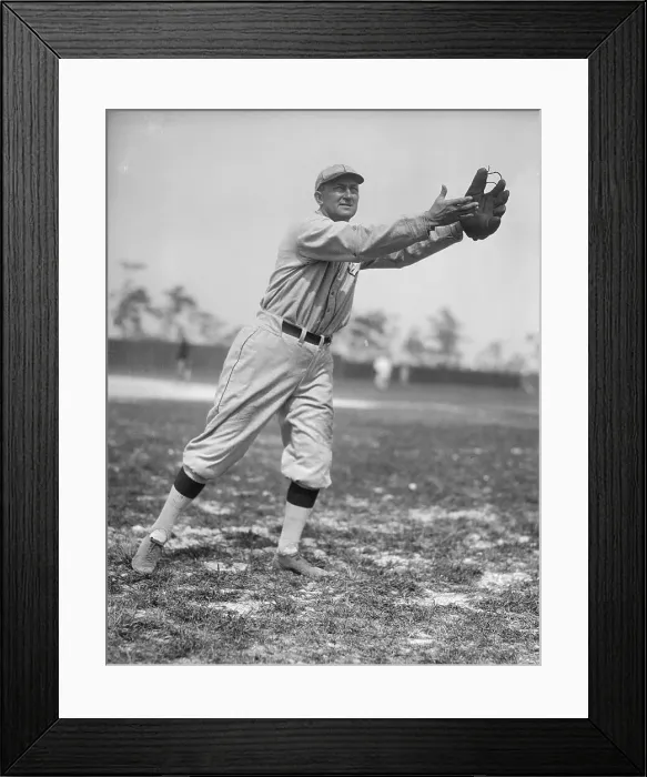Framed Print : Baseball Player Ty Cobb