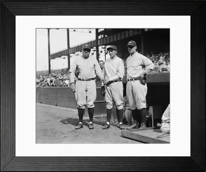 Framed Print : Babe Ruth and Friends at Tony Lazzeri Day Ceremony Framed Print : Babe Ruth and Friends at Tony Lazzeri Day Ceremony