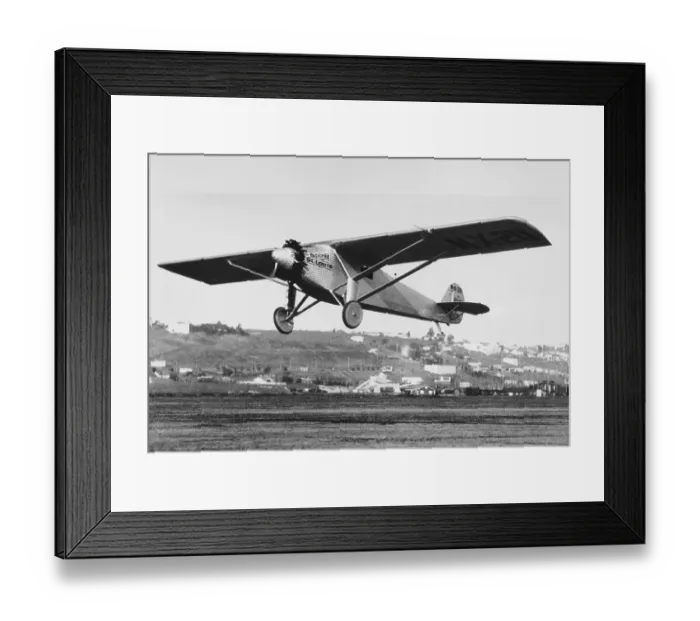 Framed Print : Spirit of St. Louis in Flight Framed Print : Spirit of St. Louis in Flight