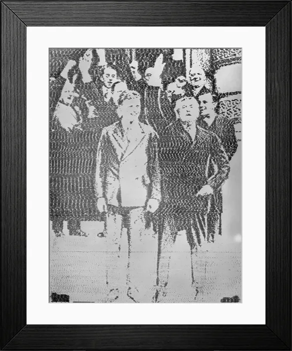 Framed Print : Charles Lindbergh Being Greeted After Transatlantic Flight Framed Print : Charles Lindbergh Being Greeted After Transatlantic Flight