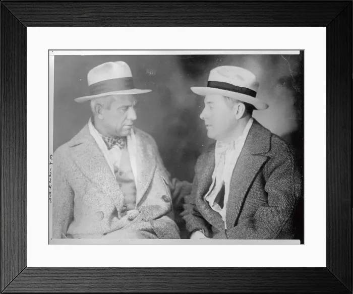 Framed Print : Tris Speaker and Davey Jones Framed Print : Tris Speaker and Davey Jones