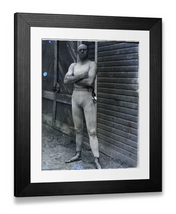Framed Print : Full Length Boxer Bob Fitzsimmons Framed Print : Full Length Boxer Bob Fitzsimmons