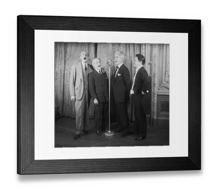Framed Print : NBC Million Dollar Quartet Singing Framed Print : NBC Million Dollar Quartet Singing
