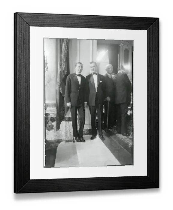 Framed Print : Will Hays and Mayor Walker at Paramount Theater Framed Print : Will Hays and Mayor Walker at Paramount Theater
