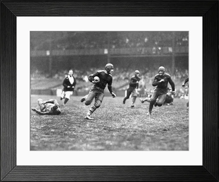 Framed Print : Red Grange Carrying Football Framed Print : Red Grange Carrying Football