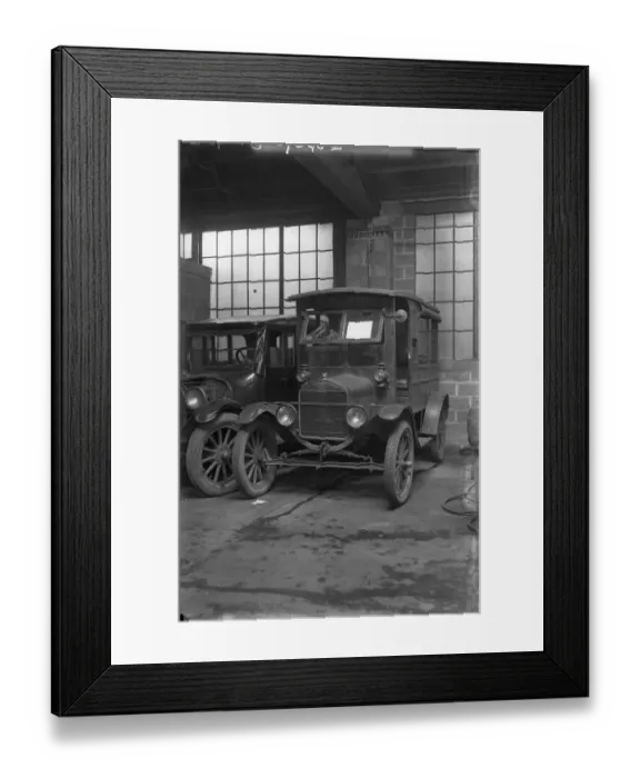 Framed Print : Mail Truck Robbery Framed Print : Mail Truck Robbery