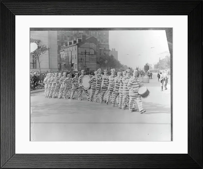 Framed Print : American Legion Parade