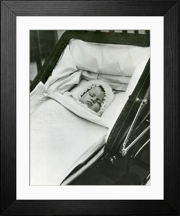 Framed Print : Queen Elizabeth II as a Baby Framed Print : Queen Elizabeth II as a Baby