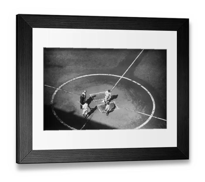 Framed Print : Babe Ruth Coming to Home Base Framed Print : Babe Ruth Coming to Home Base