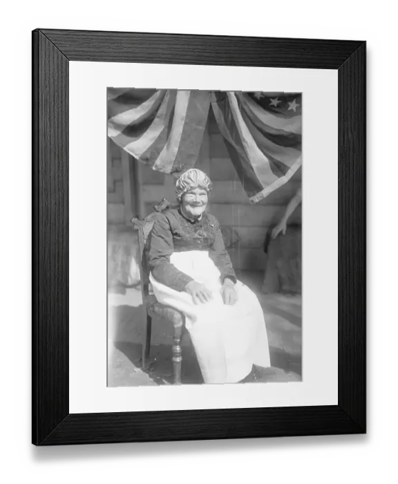 Framed Print : Portrait of senior woman on chair, Grant City, Staten Island, New York State, USA, October 4, 1926 Framed Print : Portrait of senior woman on chair, Grant City, Staten Island, New York State, USA, October 4, 1926