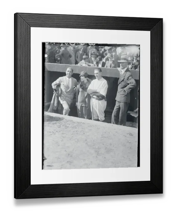 Framed Print : Walter Hagen and Wife with Rogers Hornsby Framed Print : Walter Hagen and Wife with Rogers Hornsby