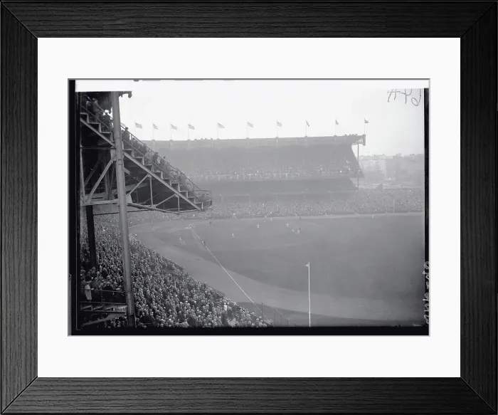 Framed Print : Aerial View of Game at Yankee Stadium Framed Print : Aerial View of Game at Yankee Stadium