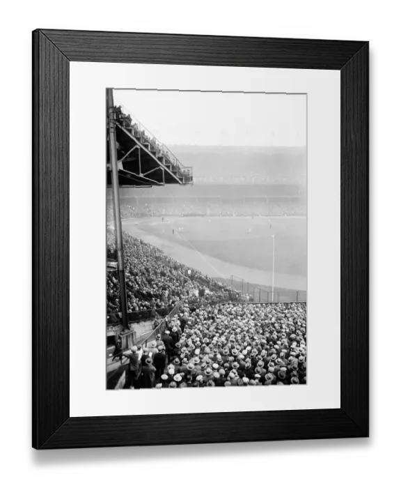 Framed Print : Crowd, Left Field At Yankee Stadium Framed Print : Crowd, Left Field At Yankee Stadium