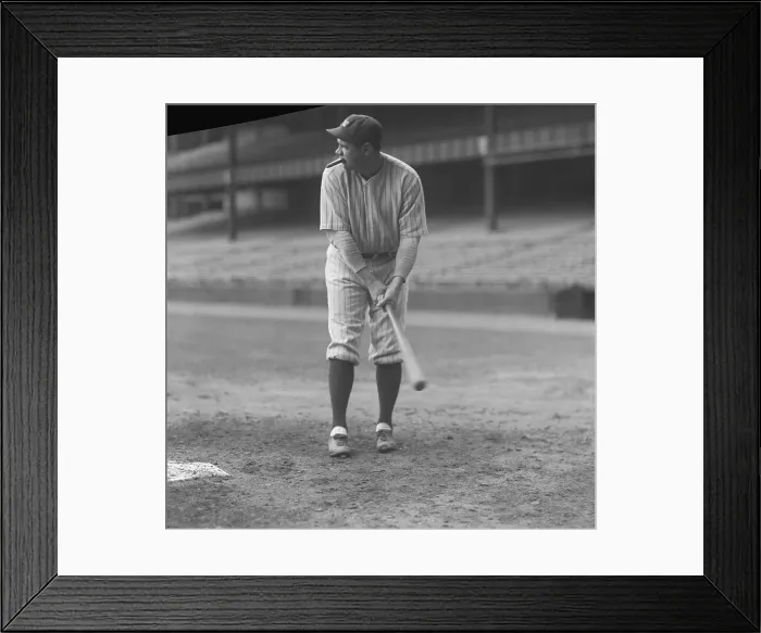 Framed Print : Babe Ruth in Baseball Action Framed Print : Babe Ruth in Baseball Action