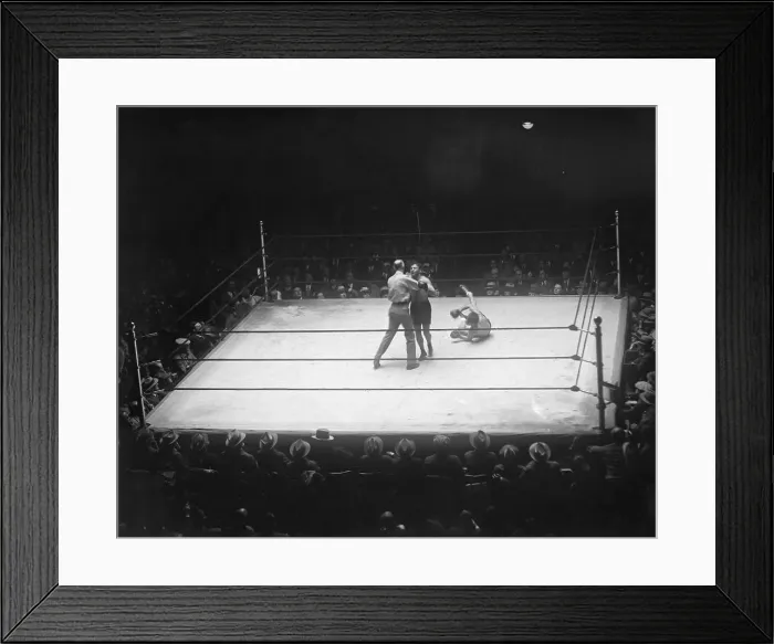 Framed Print : Scene from Canzoneri-Routis Match Framed Print : Scene from Canzoneri-Routis Match