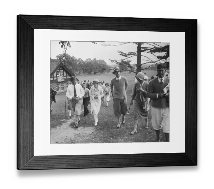 Framed Print : Bobby Jones Returning To Club House Framed Print : Bobby Jones Returning To Club House