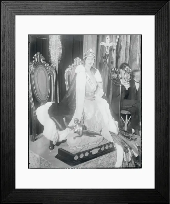Framed Print : Beauty Pageant Winner Norma Smallwood in Costume Framed Print : Beauty Pageant Winner Norma Smallwood in Costume