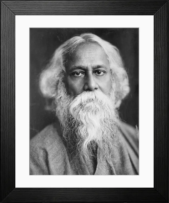 Framed Print : Sir Rabindranath Tagore Framed Print : Sir Rabindranath Tagore