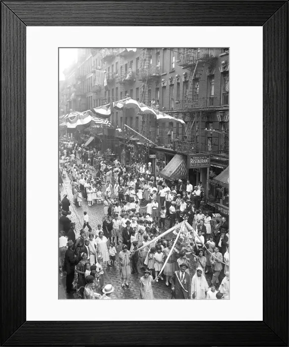 Framed Print : Feast And Parade Of St. Rocco Framed Print : Feast And Parade Of St. Rocco
