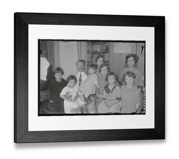 Framed Print : Portrait of The Adesso Family Framed Print : Portrait of The Adesso Family
