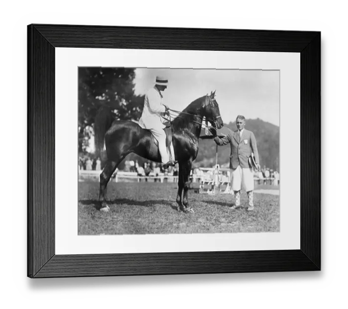 Framed Print : Bobby Jones Holding Champion Horse Framed Print : Bobby Jones Holding Champion Horse