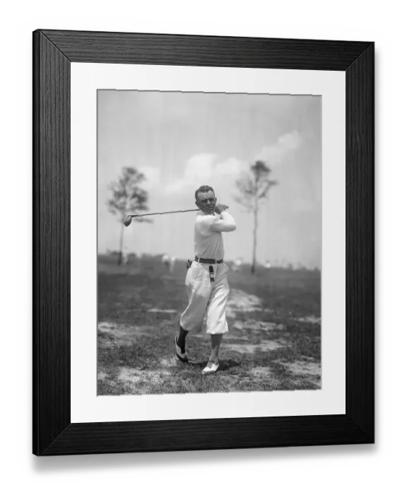 Framed Print : Abe C. Esponosa Taking Golf Swing Framed Print : Abe C. Esponosa Taking Golf Swing