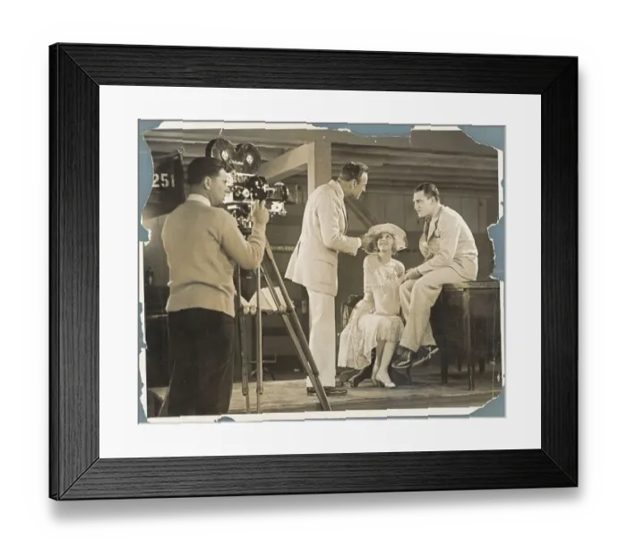 Framed Print : Harold Red Grange Acting Framed Print : Harold Red Grange Acting