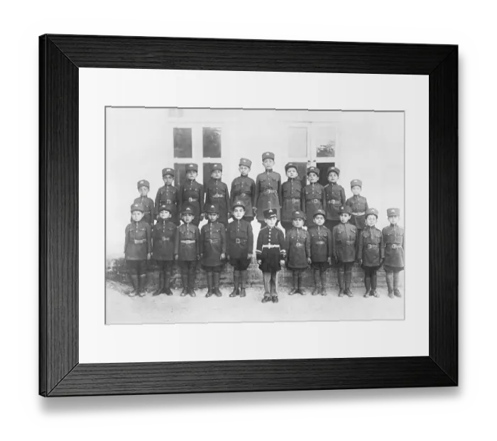 Framed Print : Crown Prince Of Persia W / Young Guards Framed Print : Crown Prince Of Persia W / Young Guards