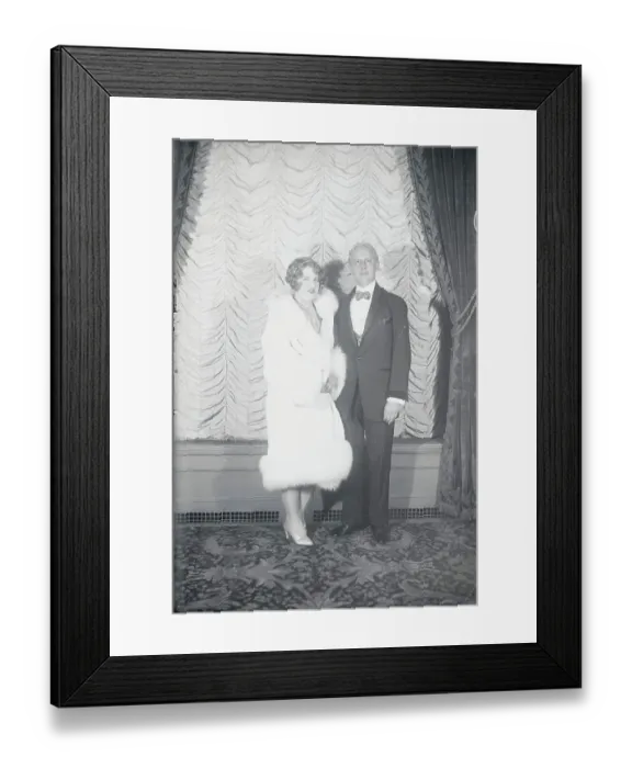 Framed Print : Edward and Peaches Atending a Ball Framed Print : Edward and Peaches Atending a Ball