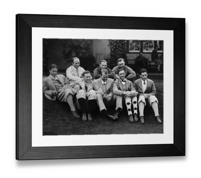 Framed Print : American Walker Cup Team at British Amateur Golf Championship Framed Print : American Walker Cup Team at British Amateur Golf Championship