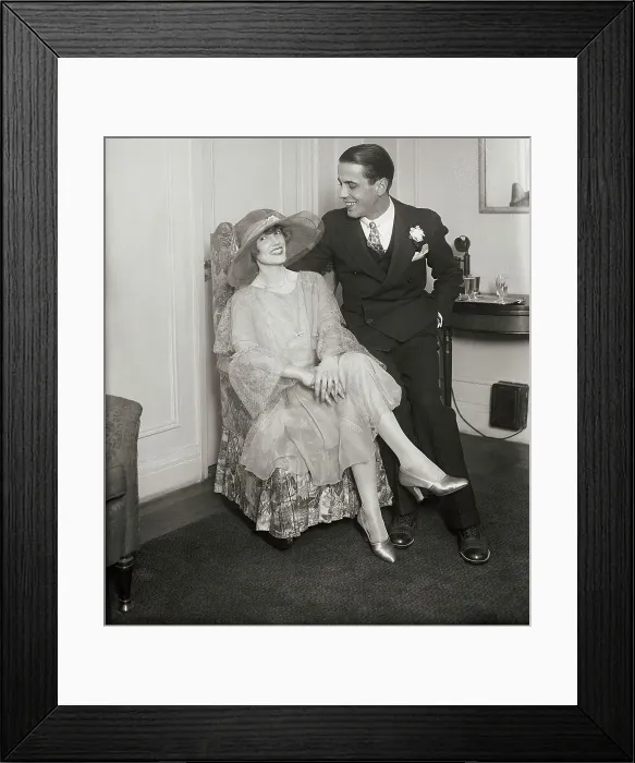Framed Print : Humphrey Bogart and Helen Menken Framed Print : Humphrey Bogart and Helen Menken