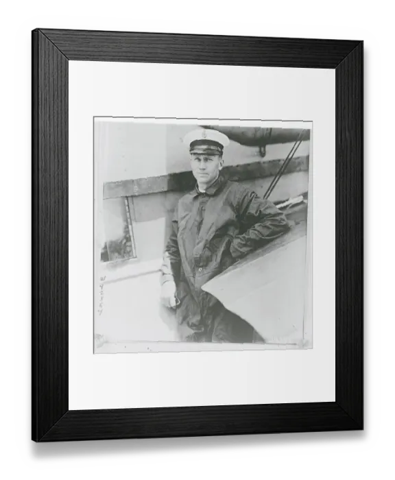 Framed Print : Portrait of Floyd Bennett Framed Print : Portrait of Floyd Bennett