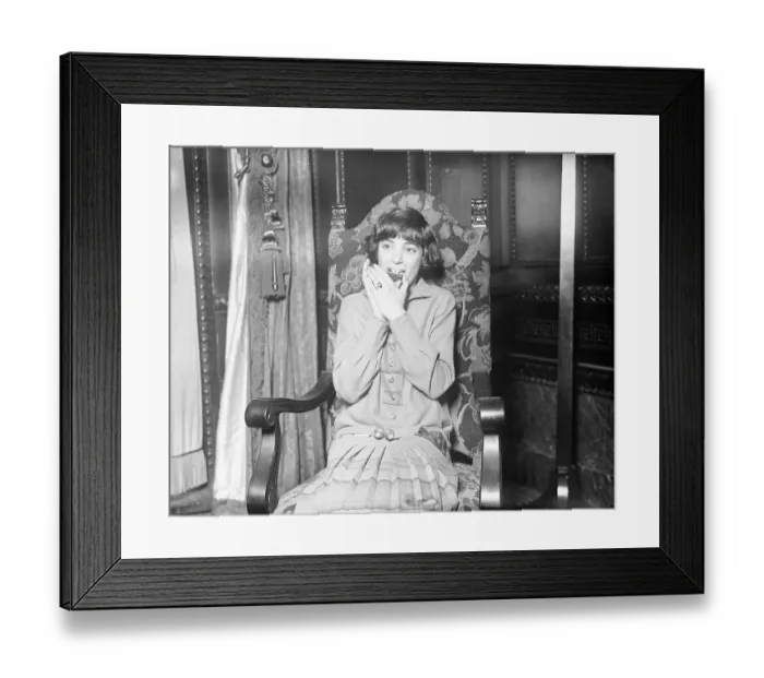 Framed Print : Etta Silas Playing Harmonica Framed Print : Etta Silas Playing Harmonica