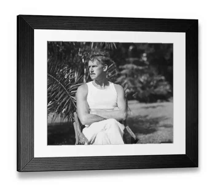 Framed Print : Eugene O'Neill Relaxing in Bermuda Framed Print : Eugene O'Neill Relaxing in Bermuda