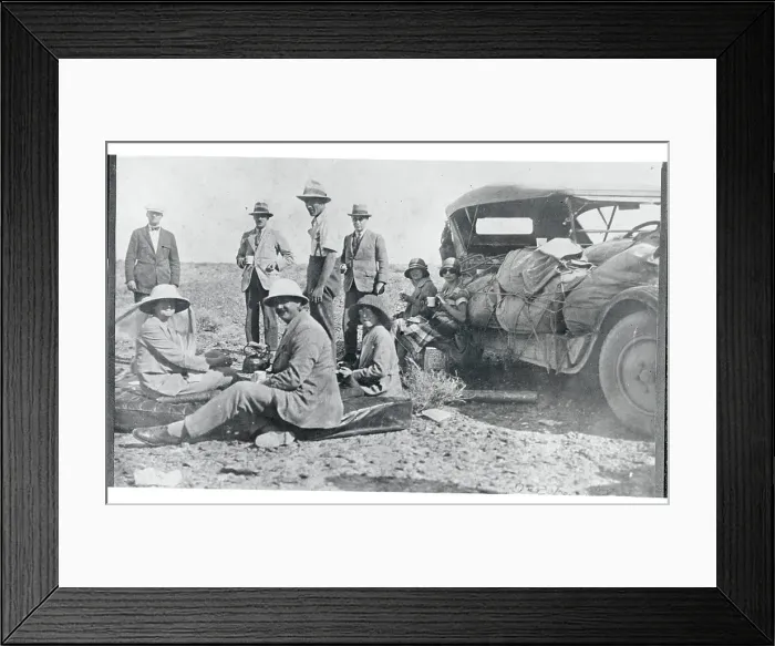 Framed Print : Tourists Resting Near Camels Framed Print : Tourists Resting Near Camels
