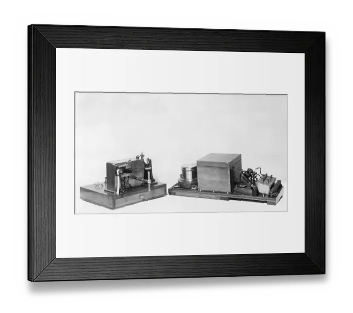 Framed Print : Radiotelegraph Receivers Framed Print : Radiotelegraph Receivers